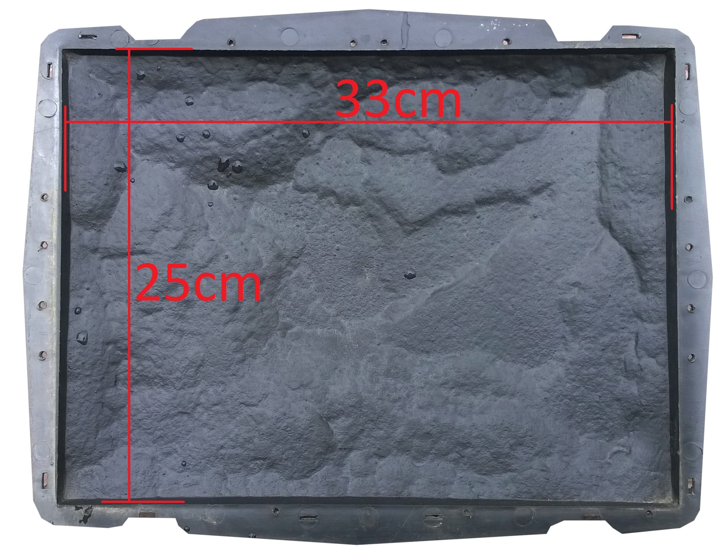 8 Stück Gießform Pflasterform Schablone für Beton, Fassadenstein, Bodenbelag Platten, schalungsformen, einstellen Wanddekoration, wiederverwendbar, Gießen, DIY