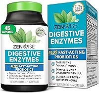 Vista 1 de Zenwise Health Enzimas digestivas para la salud intestinal y el alivio de la hinchazón, suplemento de digestión de múltiples enzimas