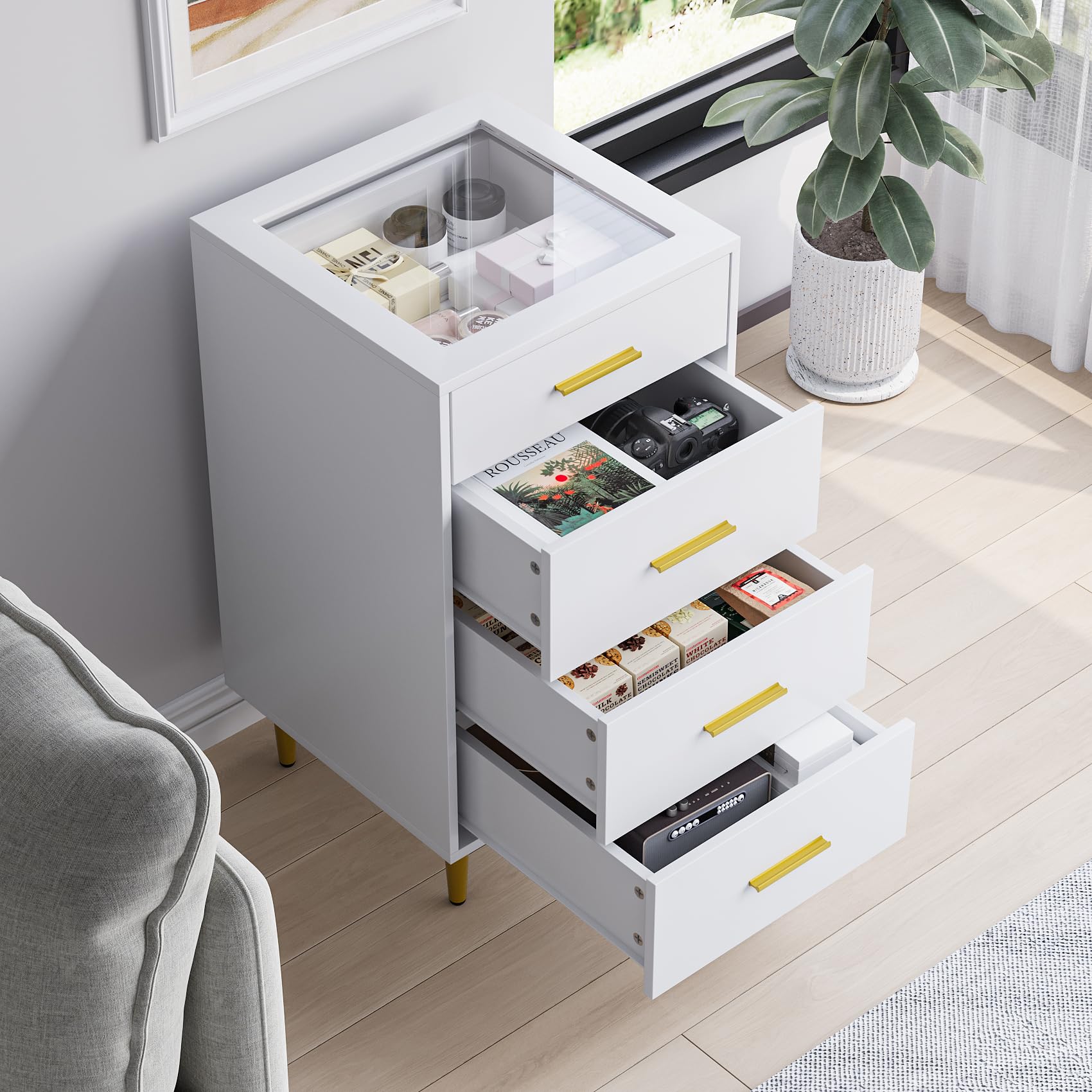 Storage Drawer Units (2, White) : Amazon.ca: Home