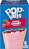Pop-Tarts Toaster Pastry, Breakfast Foods, Baked in the USA, Milk Cherry, 13.5 oz Box (8 Toaster Pastries)