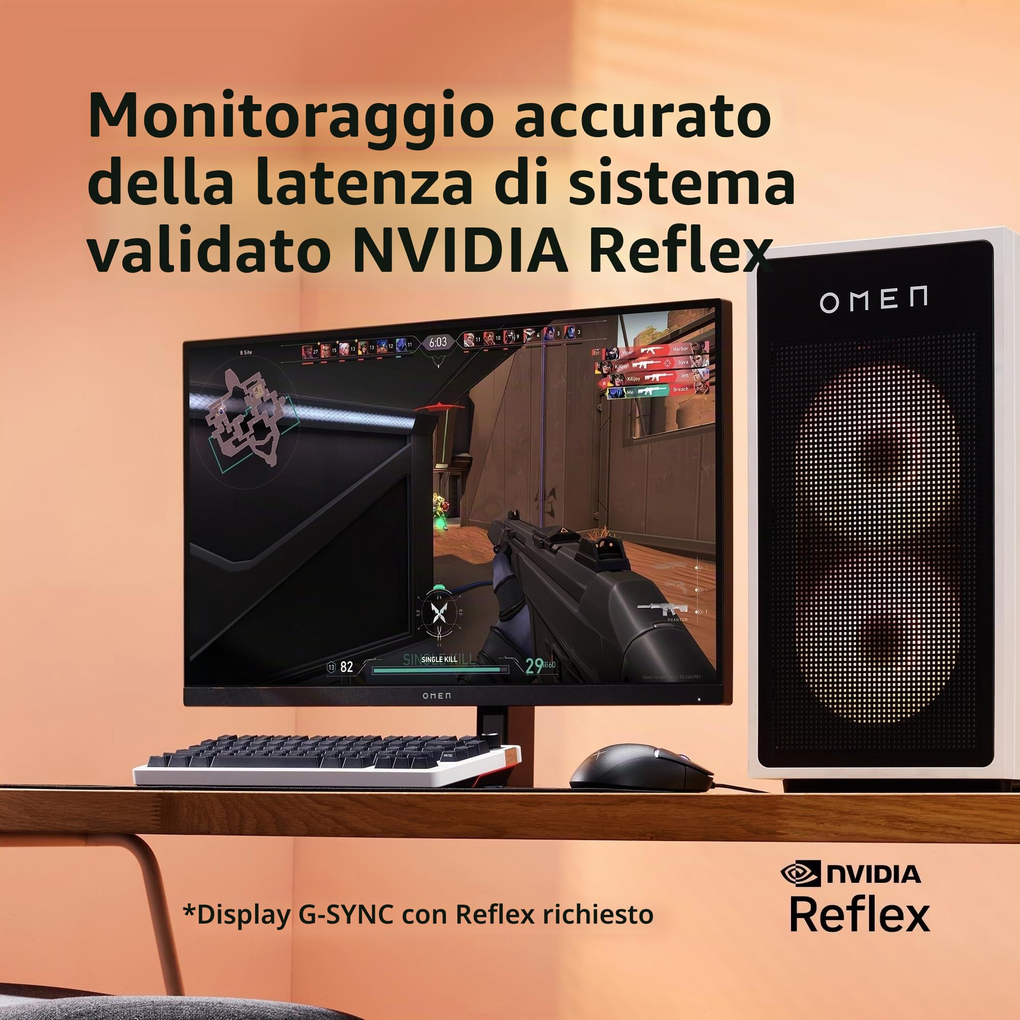 HyperX Pulsefire Saga, Mouse Gaming Cablato Modulare RGB, Nero | Ultra Leggero 69 g, Sensore HyperX 26K, 8000 Hz, 6 Pulsanti
