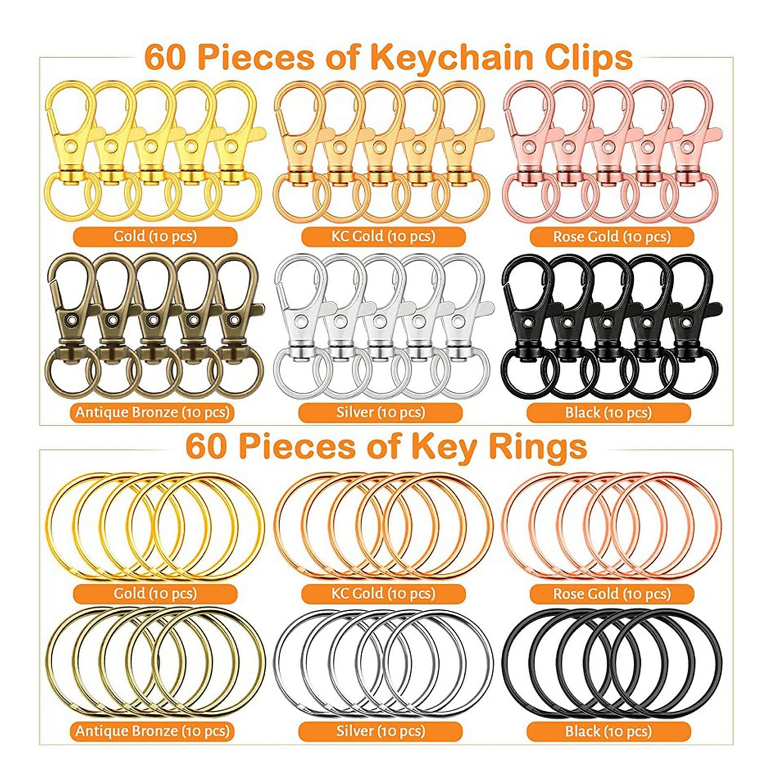 Porte Badge Enrouleur, 4 Pcs Porte-clés Retractable,Cordon Rétractable Avec Enrouleur De Ceinture Pour Porte CléS Porte - Beaux-Arts Et Loisirs Créatifs