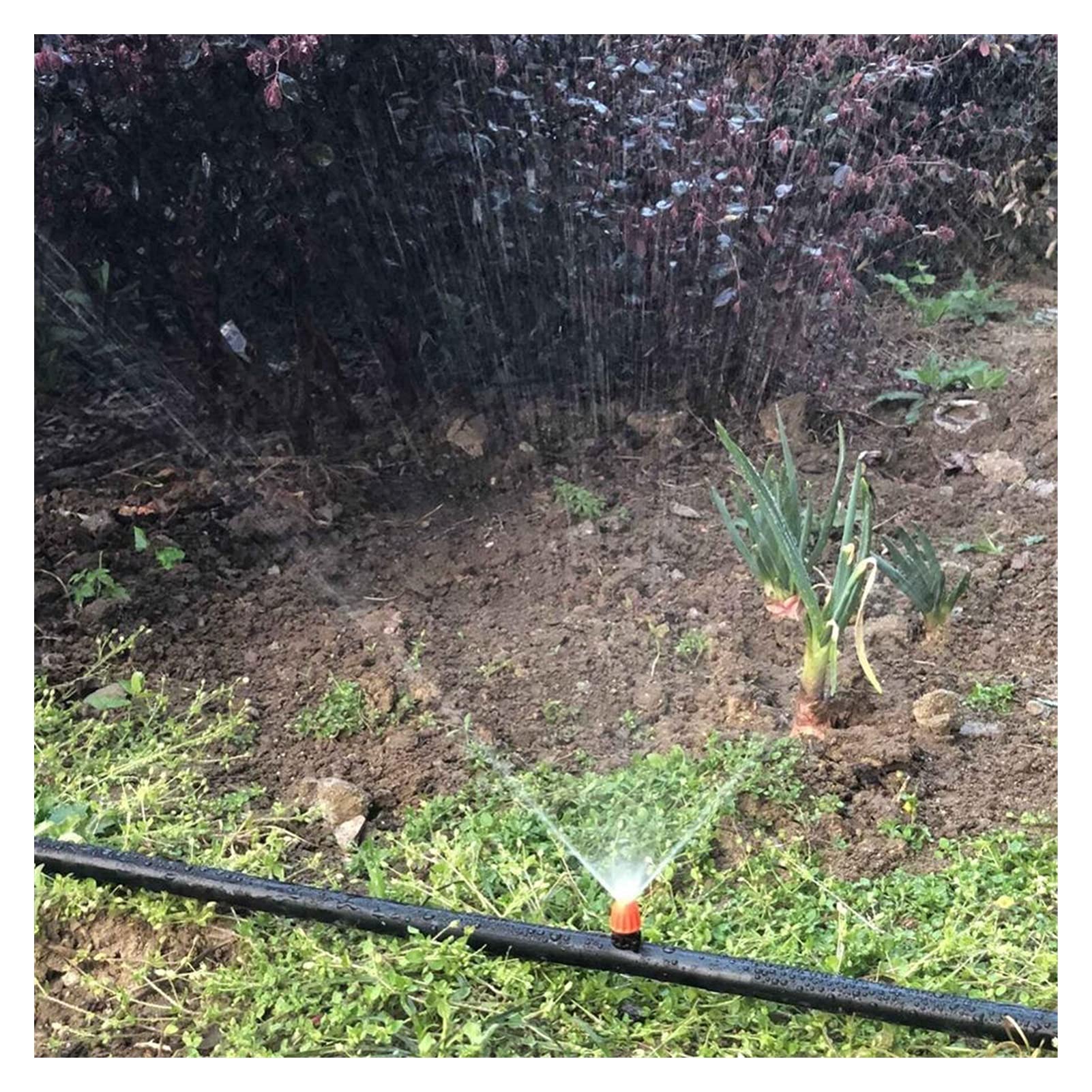 Sistema di irrigazione for irrigazione a prato da giardino 200 pezzi di ugello a rifrazione a striscia filettata da 4 mm Angolo di spruzzo 90/180/360 Sprinkler for irrigazione a goccia da giardino ( C