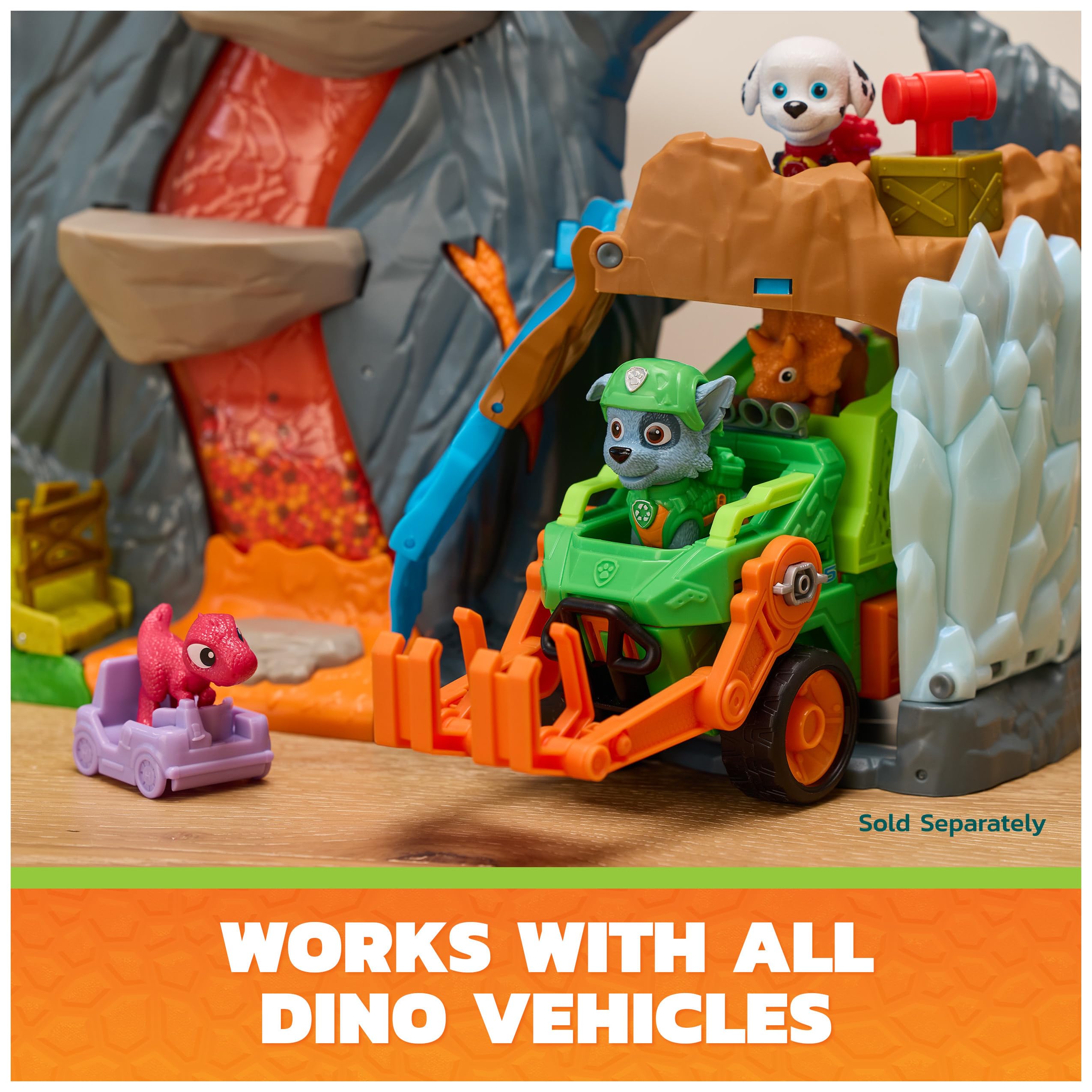 Psi Patrol i dinozaury (film) - Wybuchający Wulkan - zestaw