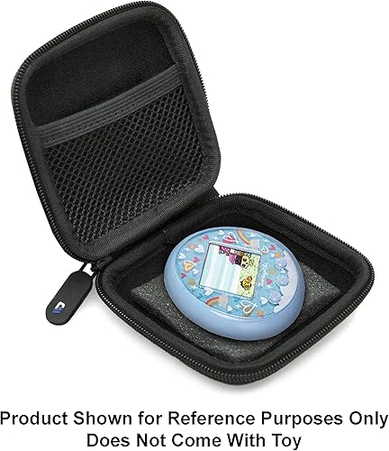 Miniatura 2 de CASEMATIX Funda de juguete compatible con Tamagotchi On Interactive Virtual Pet Game, incluye solo funda, color blanco