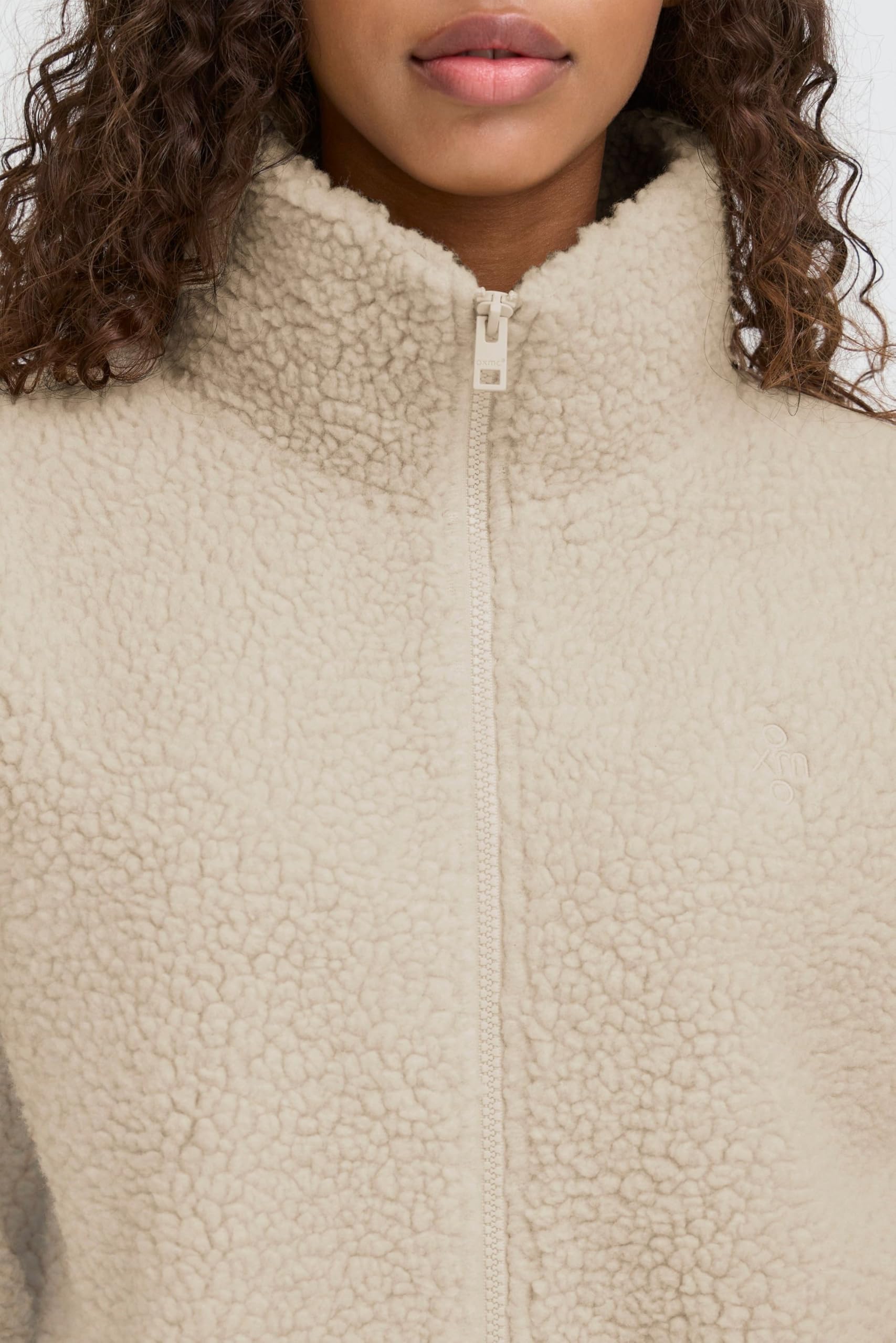 OXMO OXTovine Damen Jacke Übergangsjacke Teddy-Jacke
