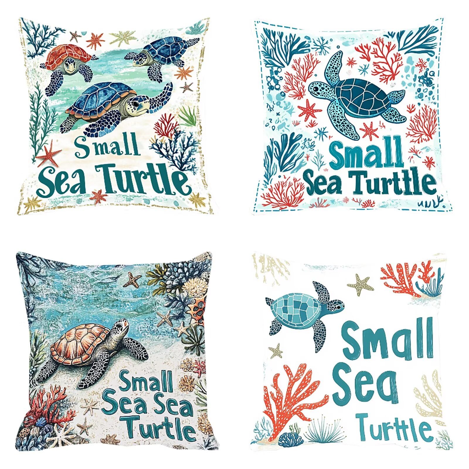 Housse coussin exterieur impermeable turquoise 50x50 taie canape velours