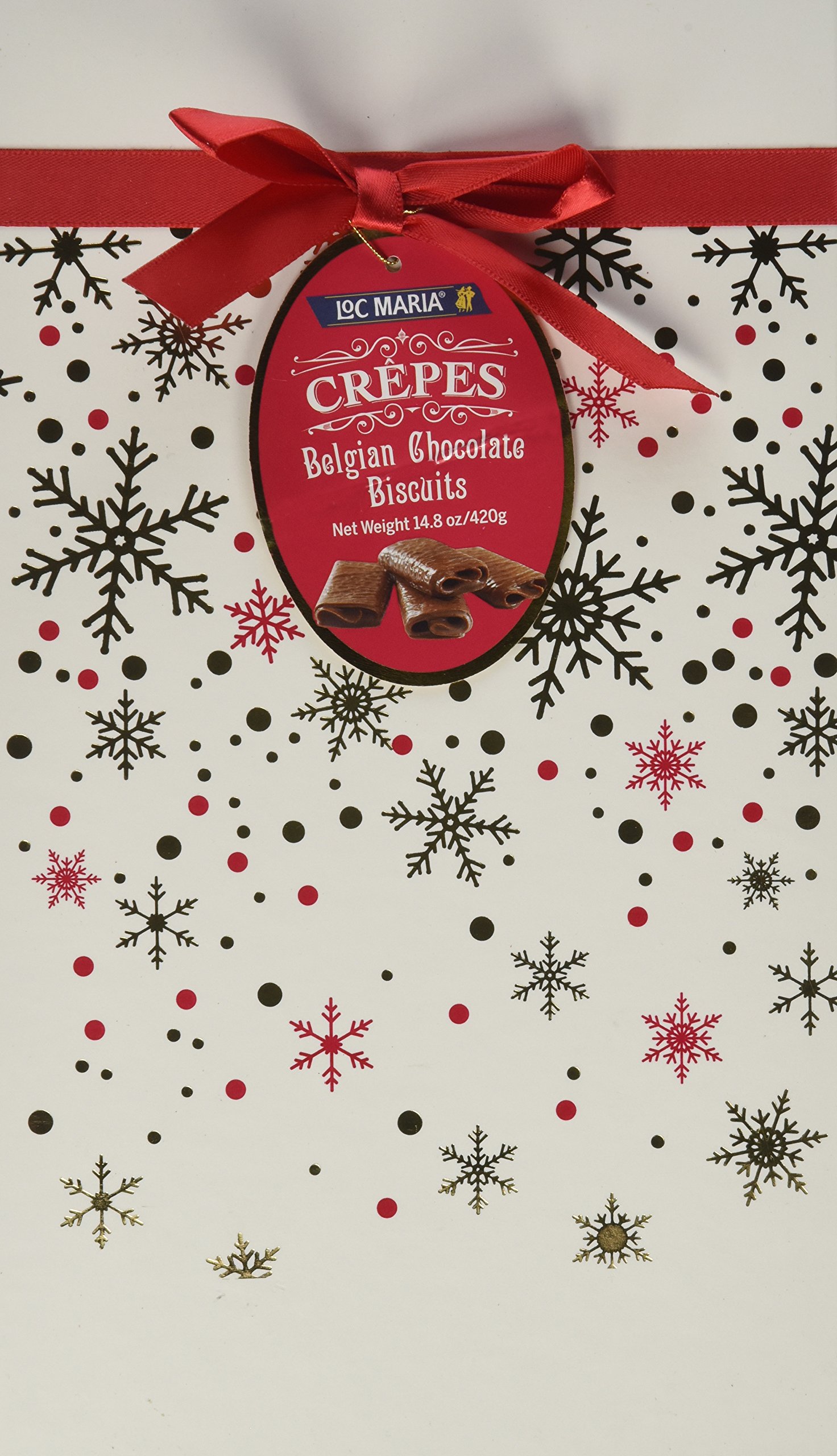 Loc Maria Crepes Crispy Biscuits Enrobed with Belgian Chocolate - 16.05 oz.