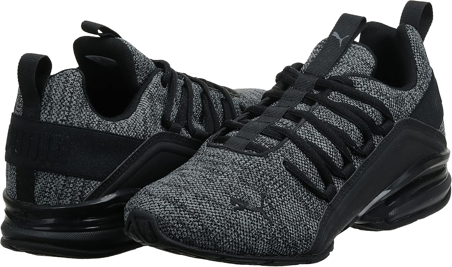 PUMA Men's Axelion Running Shoe 7 Black-quiet Shade