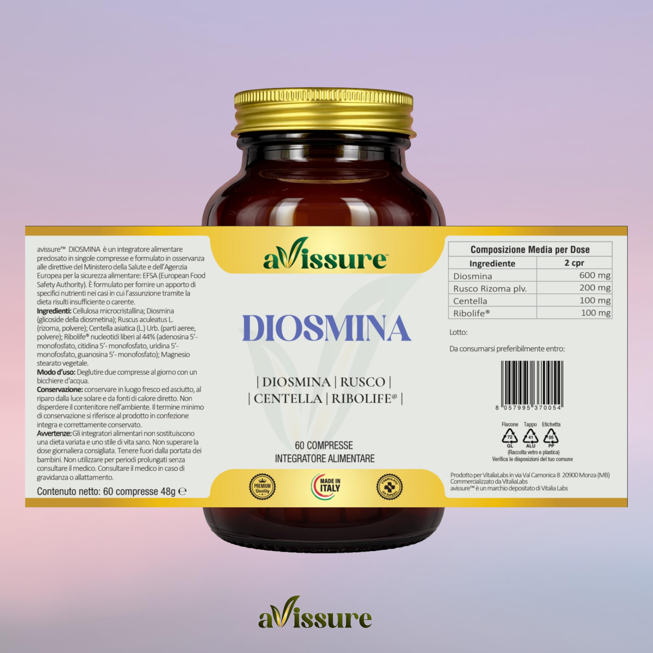 Pacchetto Base Diosmina + CelluSSure Microcircolo Antiossidanti