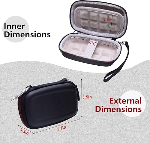 Miniatura 3 de LTGEM - Funda para reproductor de MP3 y MP4 para TIMMKOO/Aiworth/SOULCKER/G.G.Martinsen/Grtdhx/iPod Nano/Sandisk/B Walkman y otros reproductores de