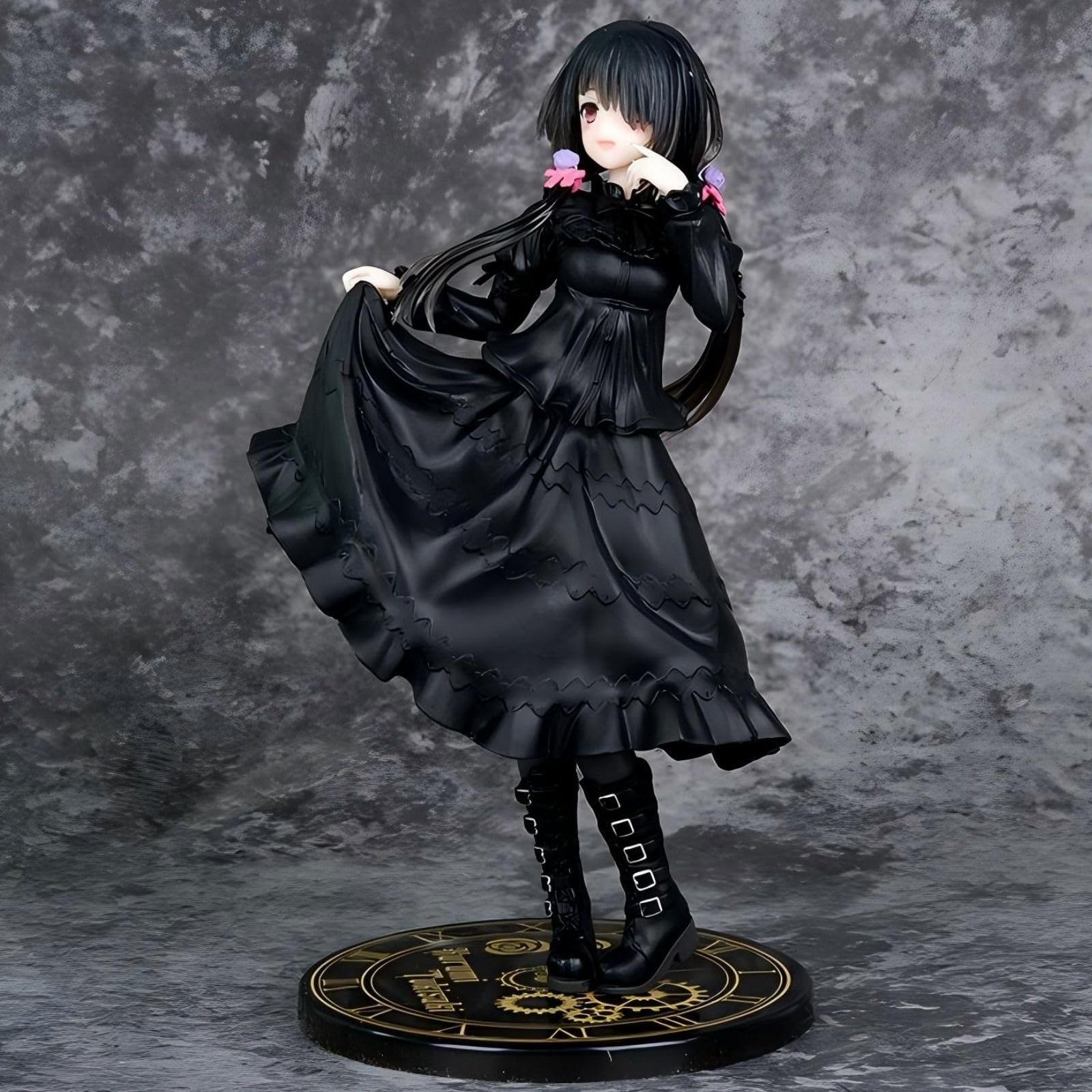 ria kurumi cute black dress Anime DATE A LIVE Tokisaki Kurumi Black Dress 19.5cm PVC Figure New in Box