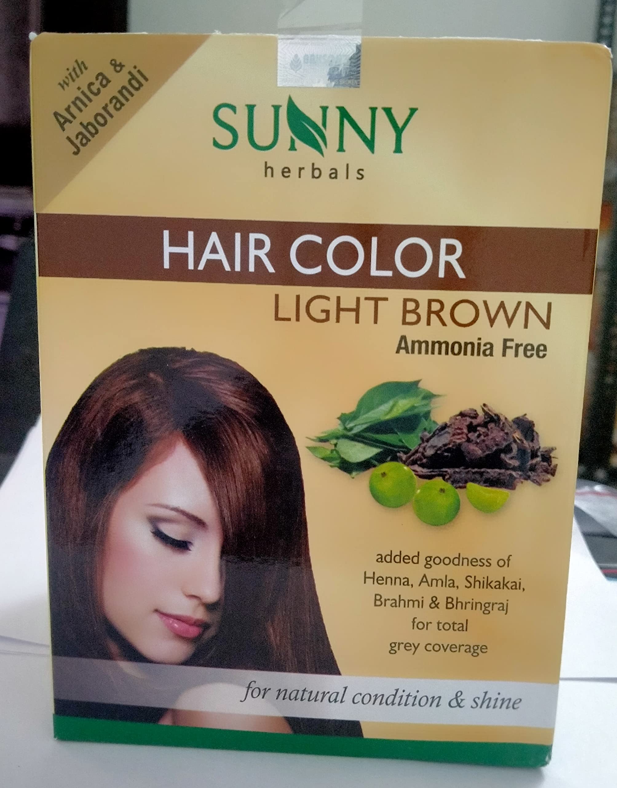 SUNNY HAIR COLOR POWDER LIGHT BROWN (PACK OF 12)