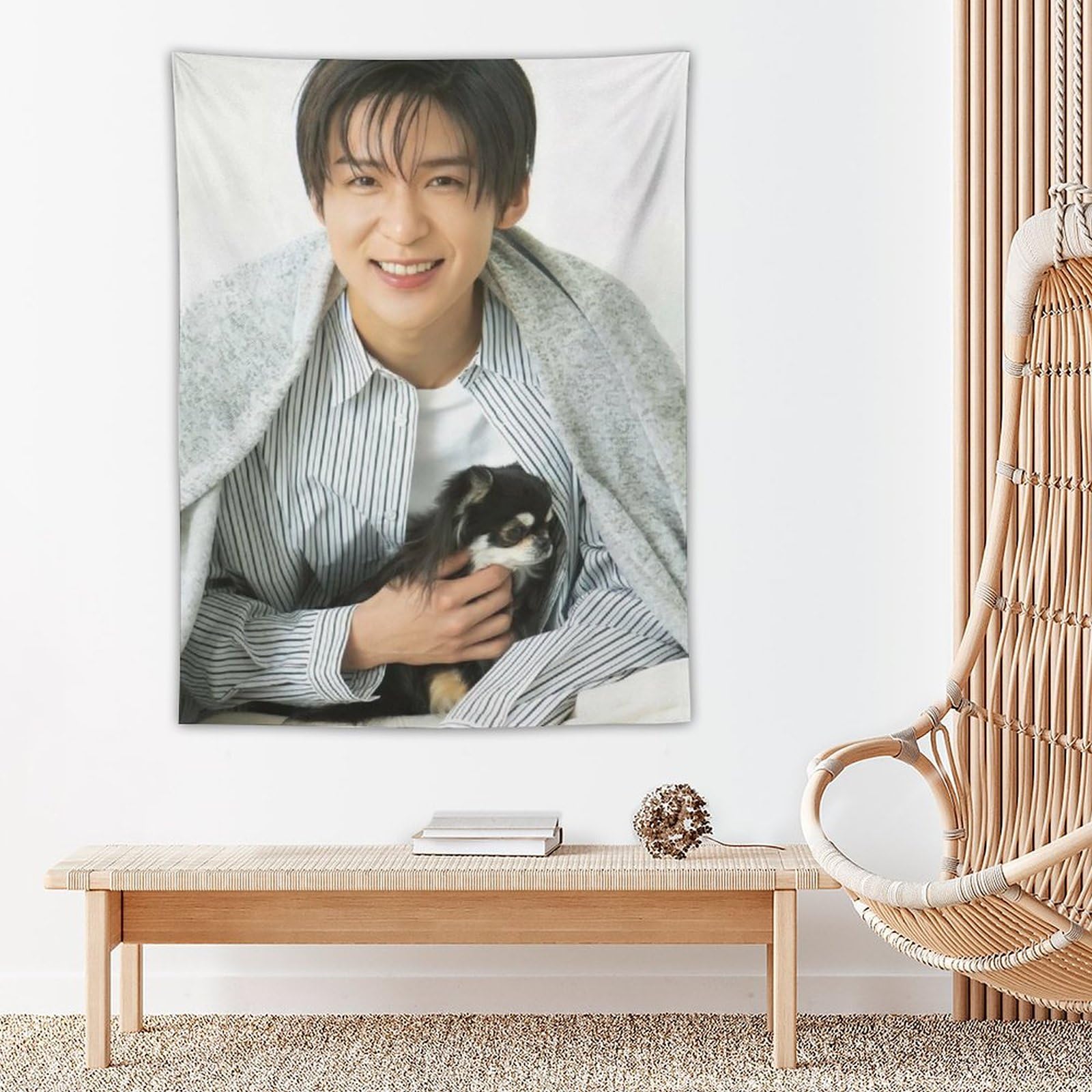 Amazon.co.jp: For 目黒蓮 タペストリー 誕生日 壁掛けタペストリー