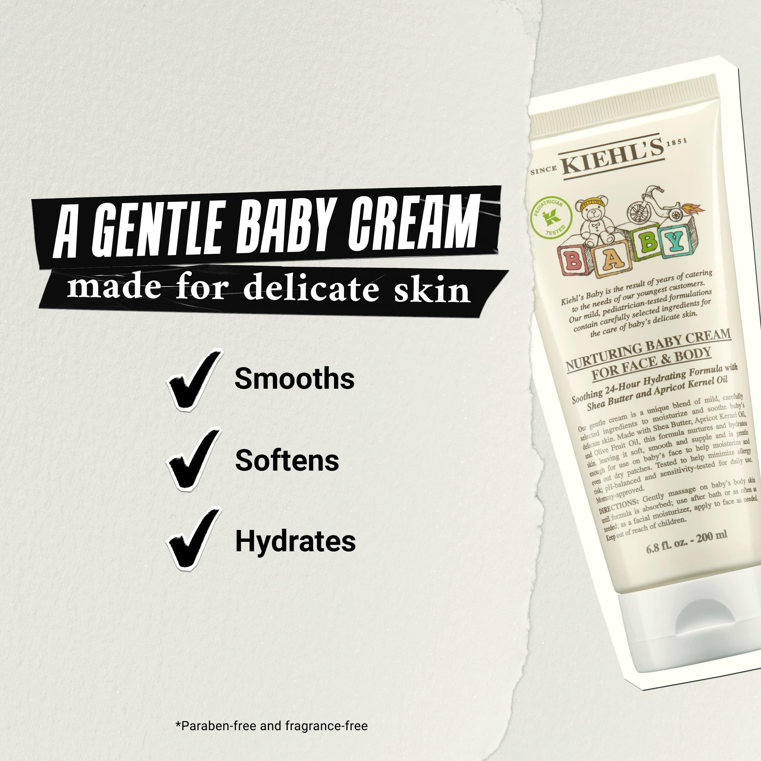 Kiehls Baby Nurturing Baby Cream For Face And Body