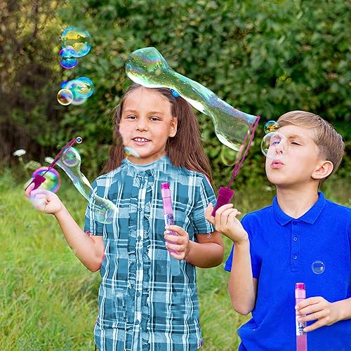 Miniatura 3 de Bubble Play Varitas de burbujas gigantes para niños, paquete de 12  14 pulgadas, regalos de fiesta de gran valor y juguetes de verano divertidos