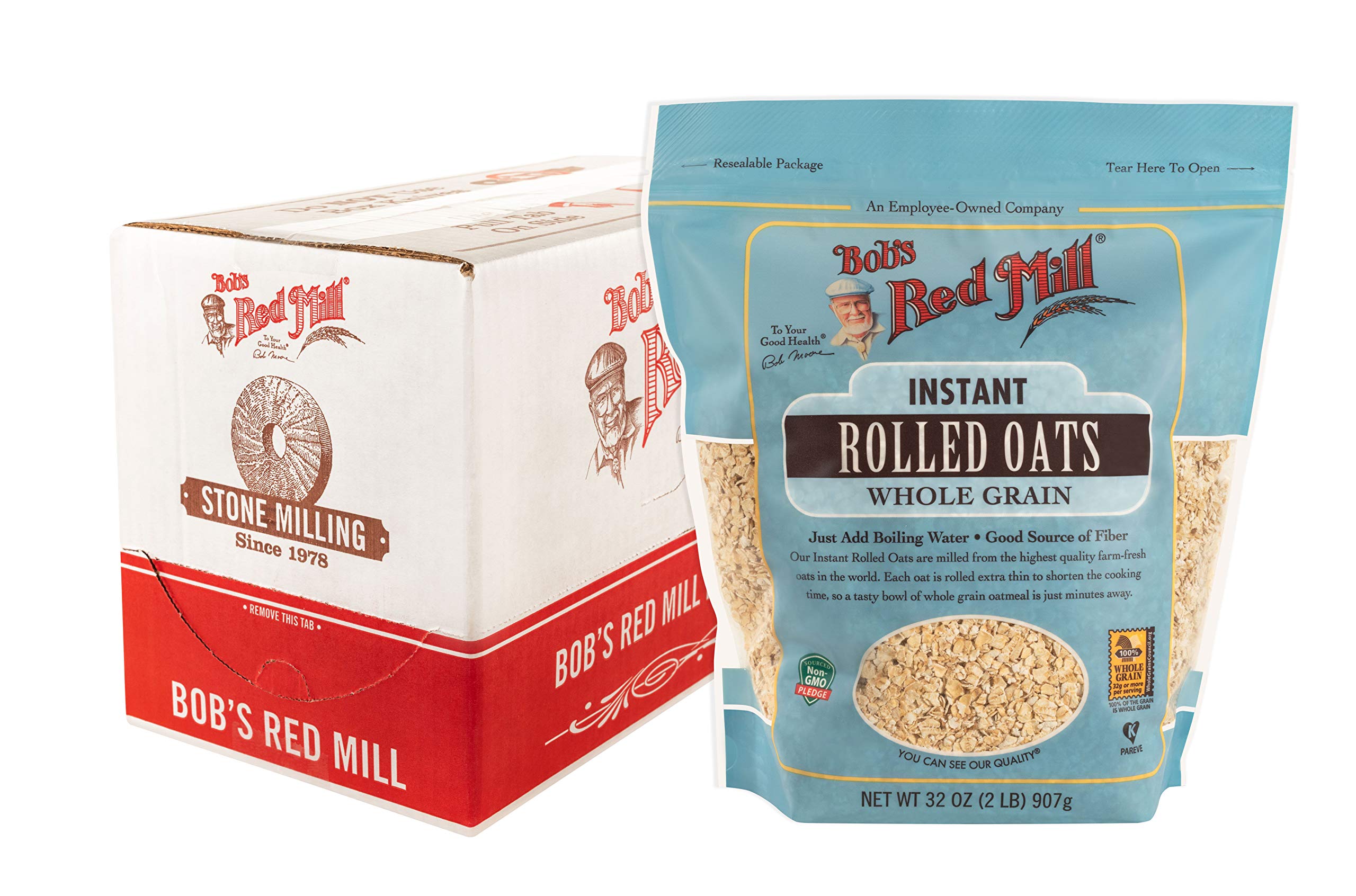 Bob's Red Mill 32 Ounce (Pack of 4) / Resealable / 1 Breakfast Foods