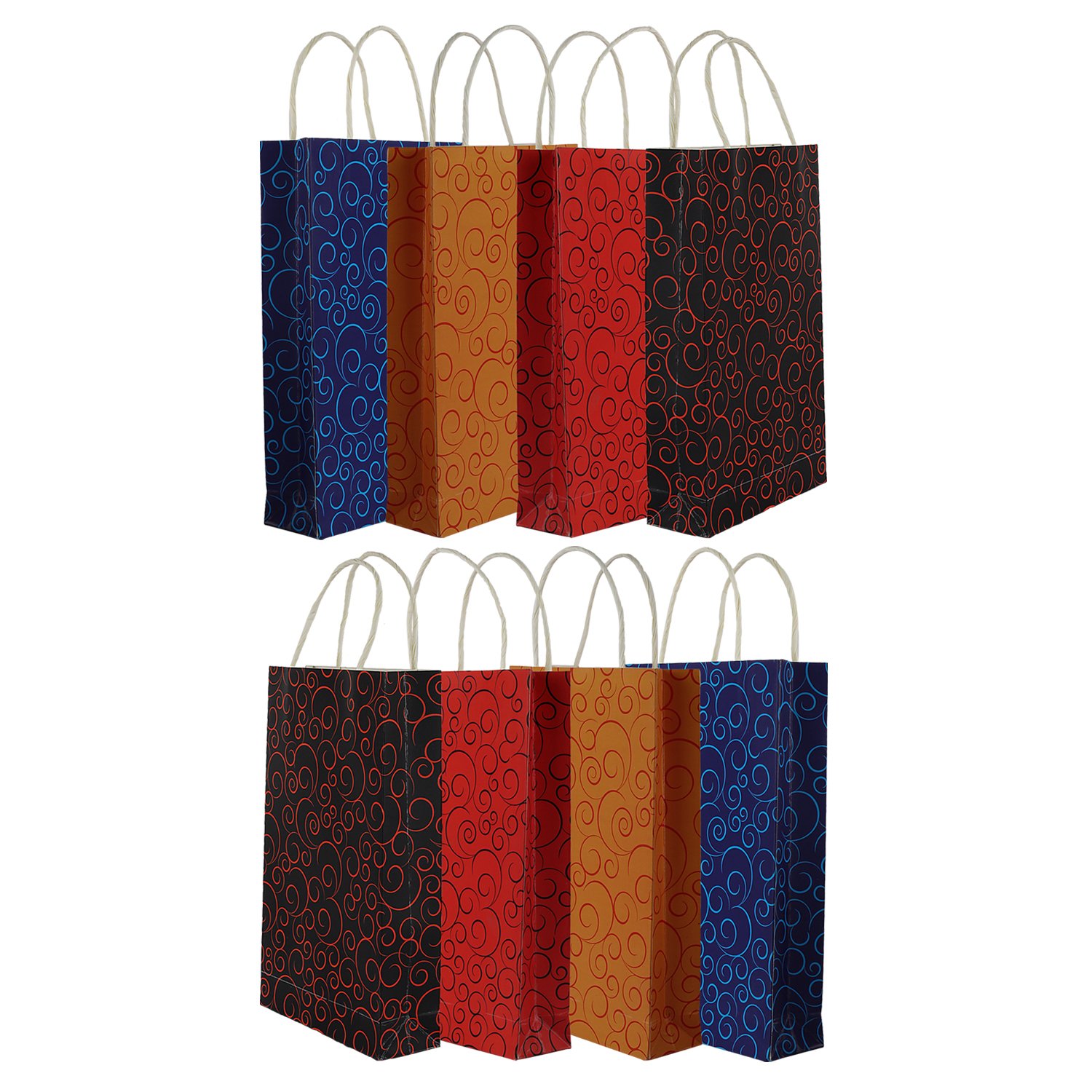Pb PapyrusBolsys Paper Bags, Curve Design, Extra Small, Size - 16.5cm x 26.5cm x 5cm, Set of 08, Multicolor (B01E3TEAAE) Amazon Price History, Amazon Price Tracker