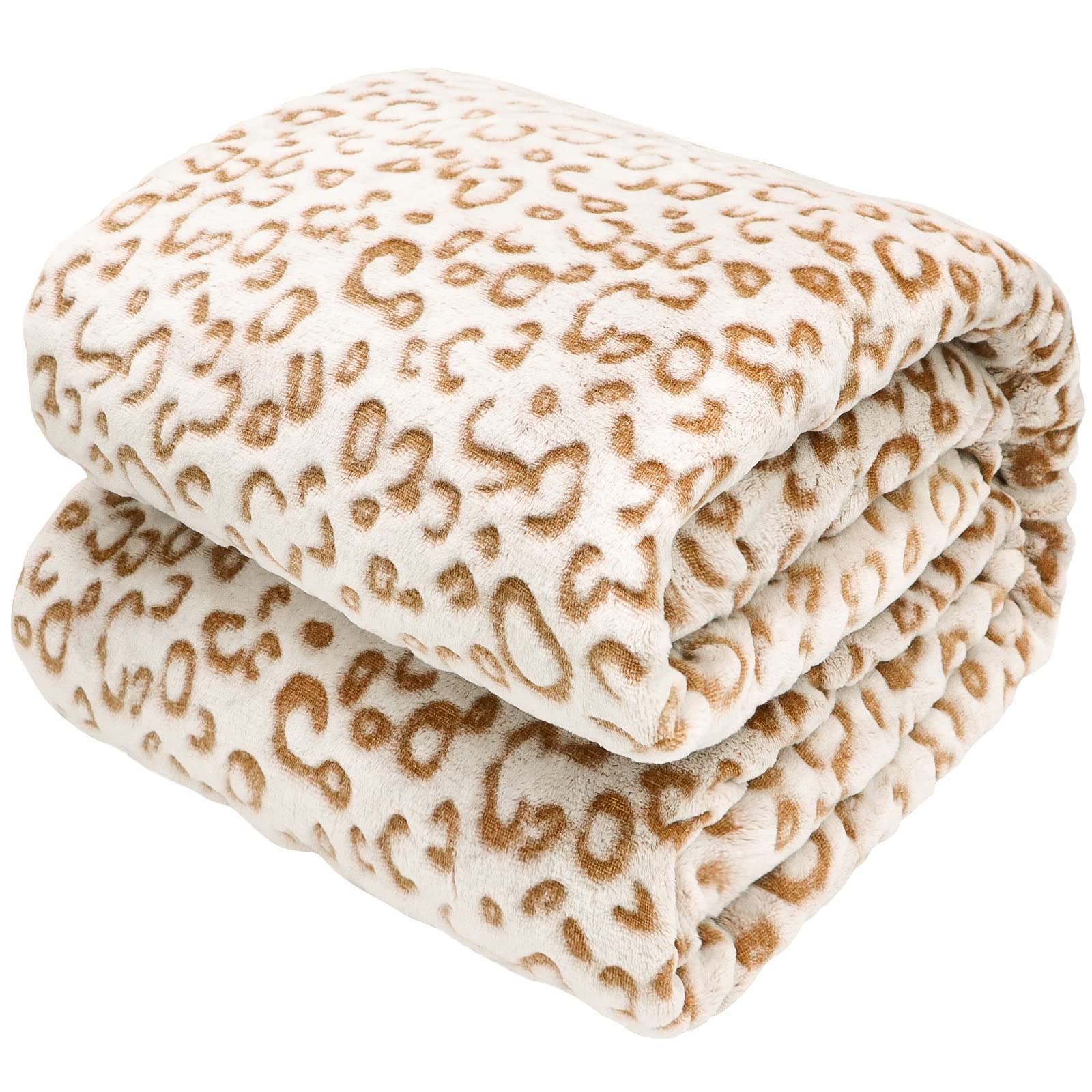 SEEGU Cheetah Blanket Animal Brown Throw Blankets,Leopard Print Blanket for Kids Adults, Soft Leopard Blankets and Throws Leopard Decor for Couch Sofa Bed 40 * 50 Inch (BP-08)
