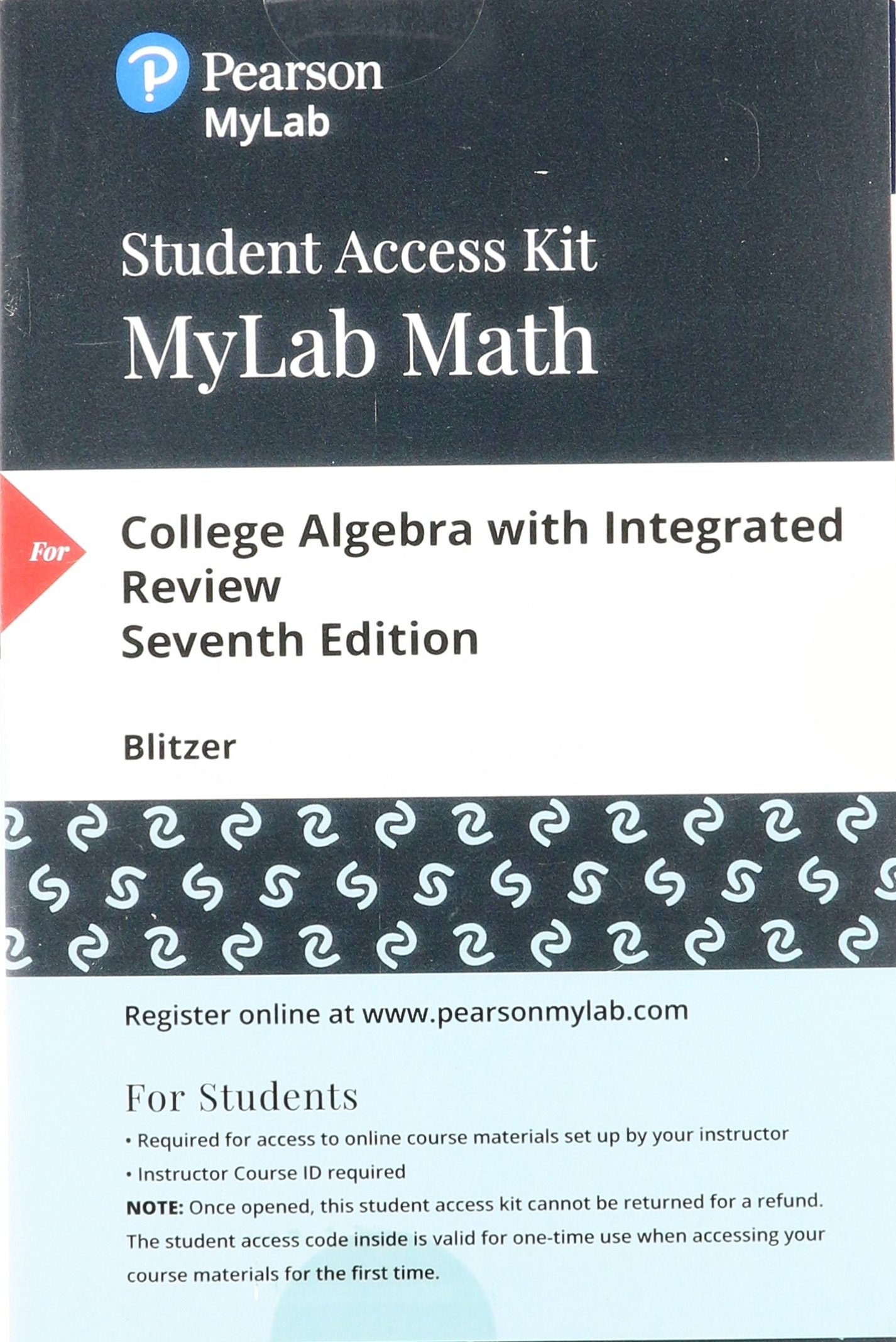 MyLab Math with Pearson eText -- 24-Month Standalone Access Card -- for College Algebra with Integrated Review