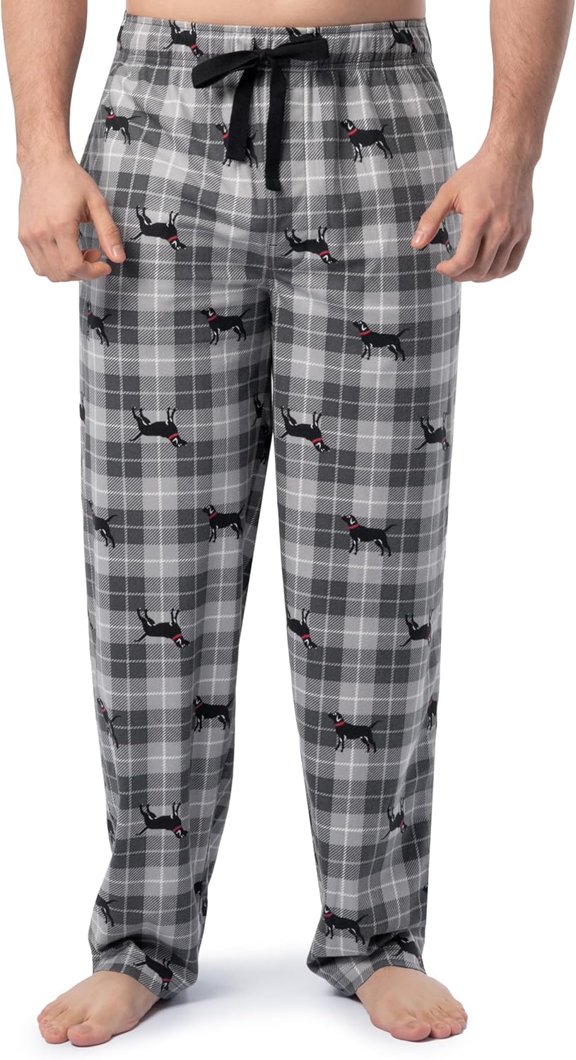 IZOD mens Flannel Fleece Sleep Pant
