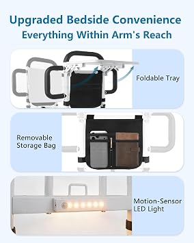 HOMCA Bed Rails for Elderly Adults Safety, Bed Assit Rail for Senoirs