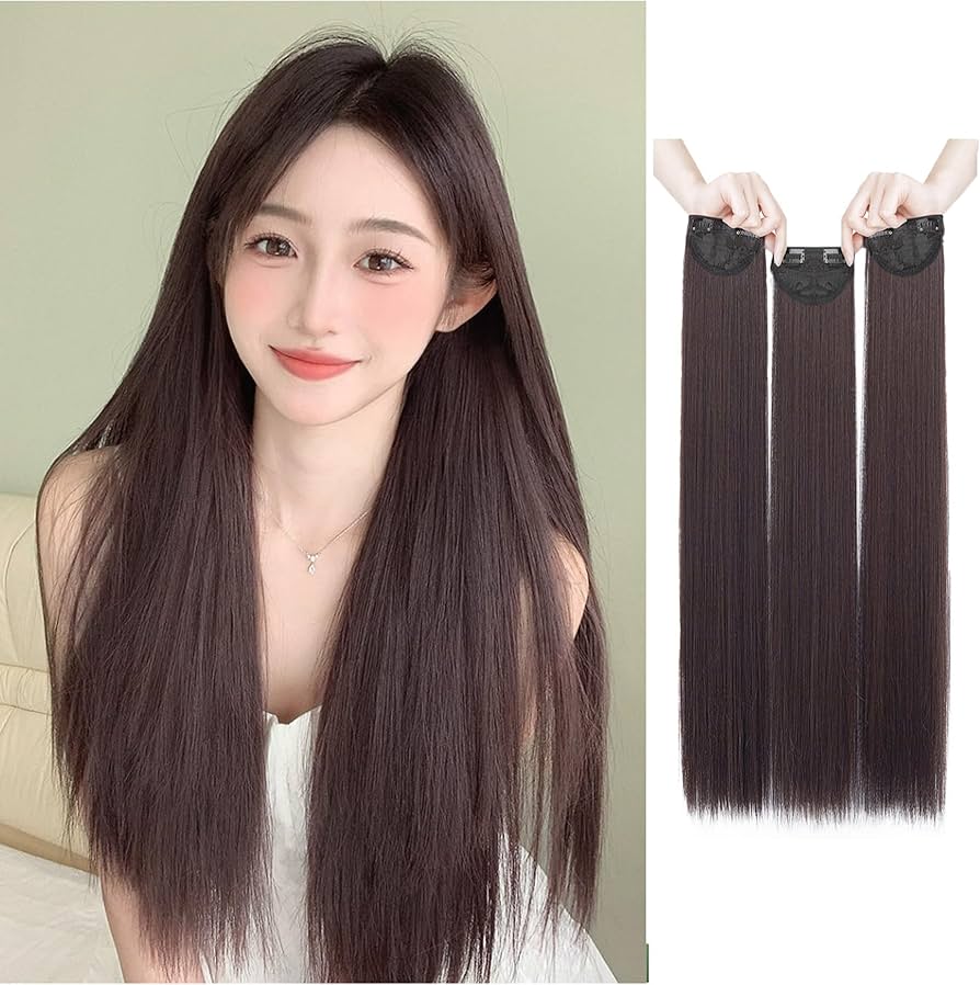 Amazon.co.jp: Limakara 襟足ウィッグ 3枚セット クリップ式