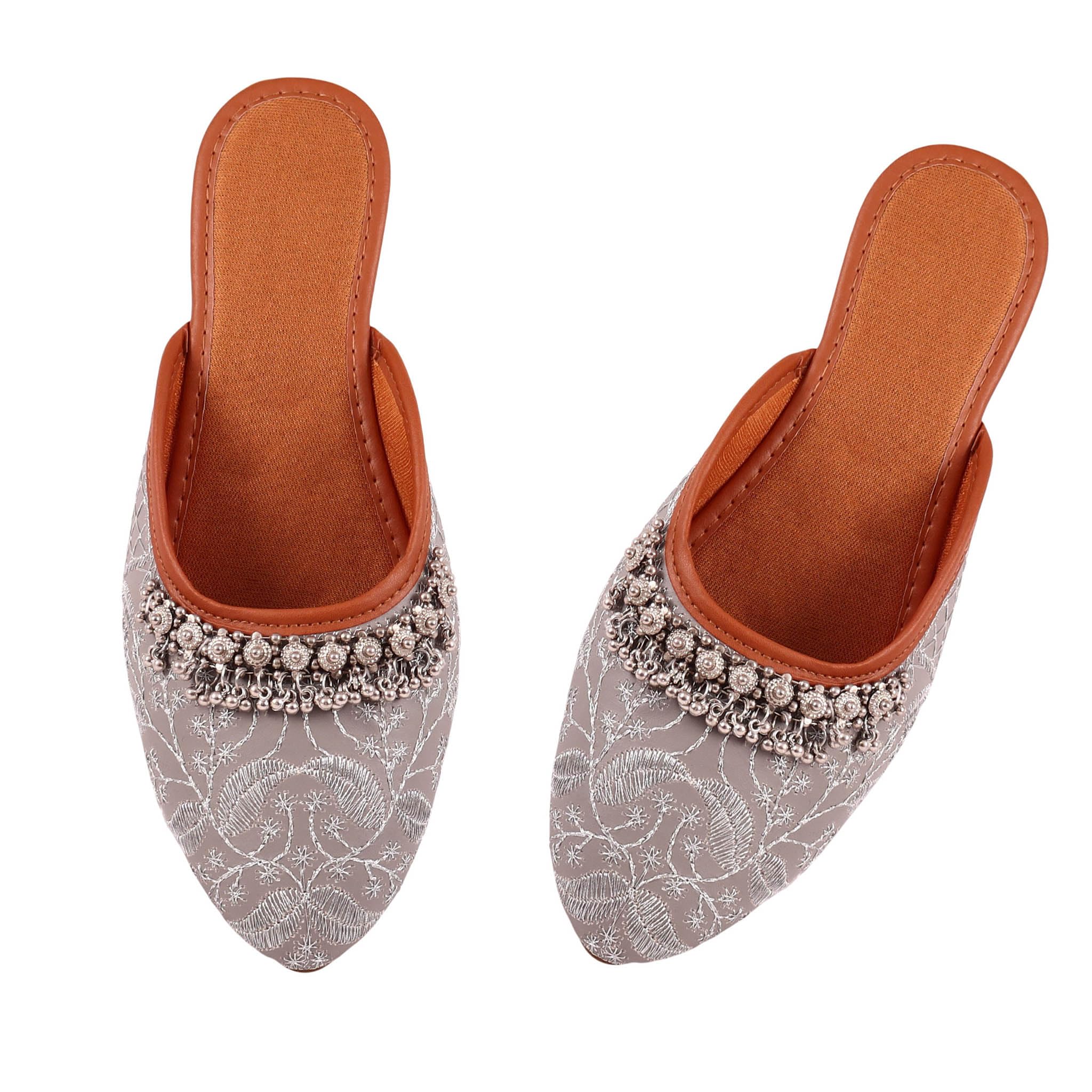 Women's Multicolor Jaipuri Rajasthani Mules Juttis | Japuri Rajasthani Slippers | Casual Fancy Slippers l Ethnic Flats Juti-picture-27