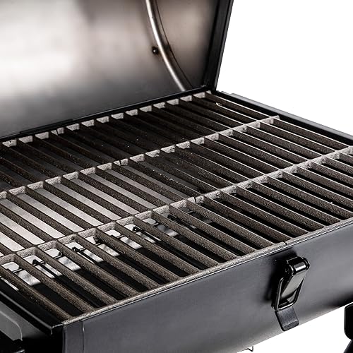 Miniatura 6 de Char-Griller King-Griller E1816 - Parrilla portátil de carbón para jugar con parrilla, color negro