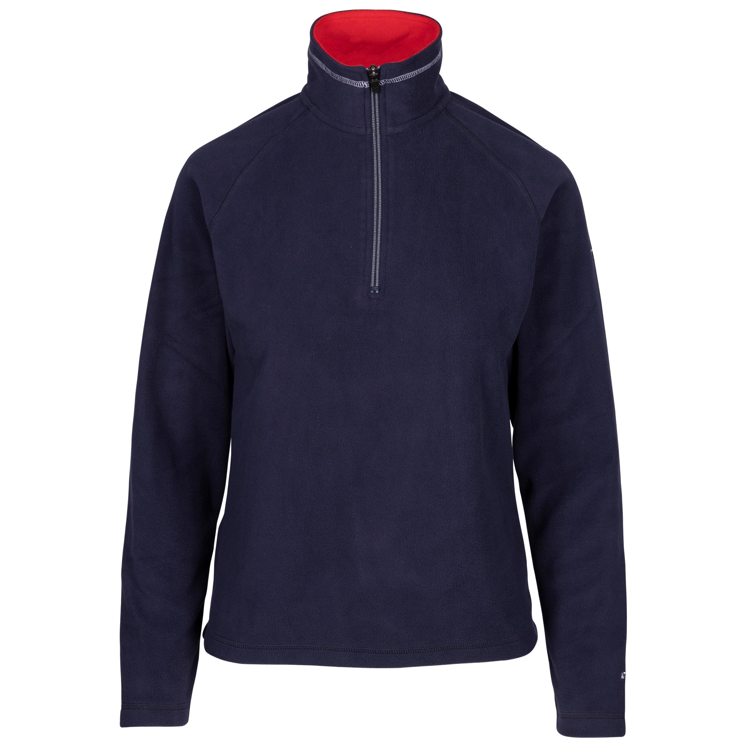 Trespass Womens Fleece Jacket With 1/2 Zip Skylar - Ladies Sweater Long Sleeve, Warm Microfleece Airtrap Outerwear, For Autumn Winter, Travelling, Outdoors
