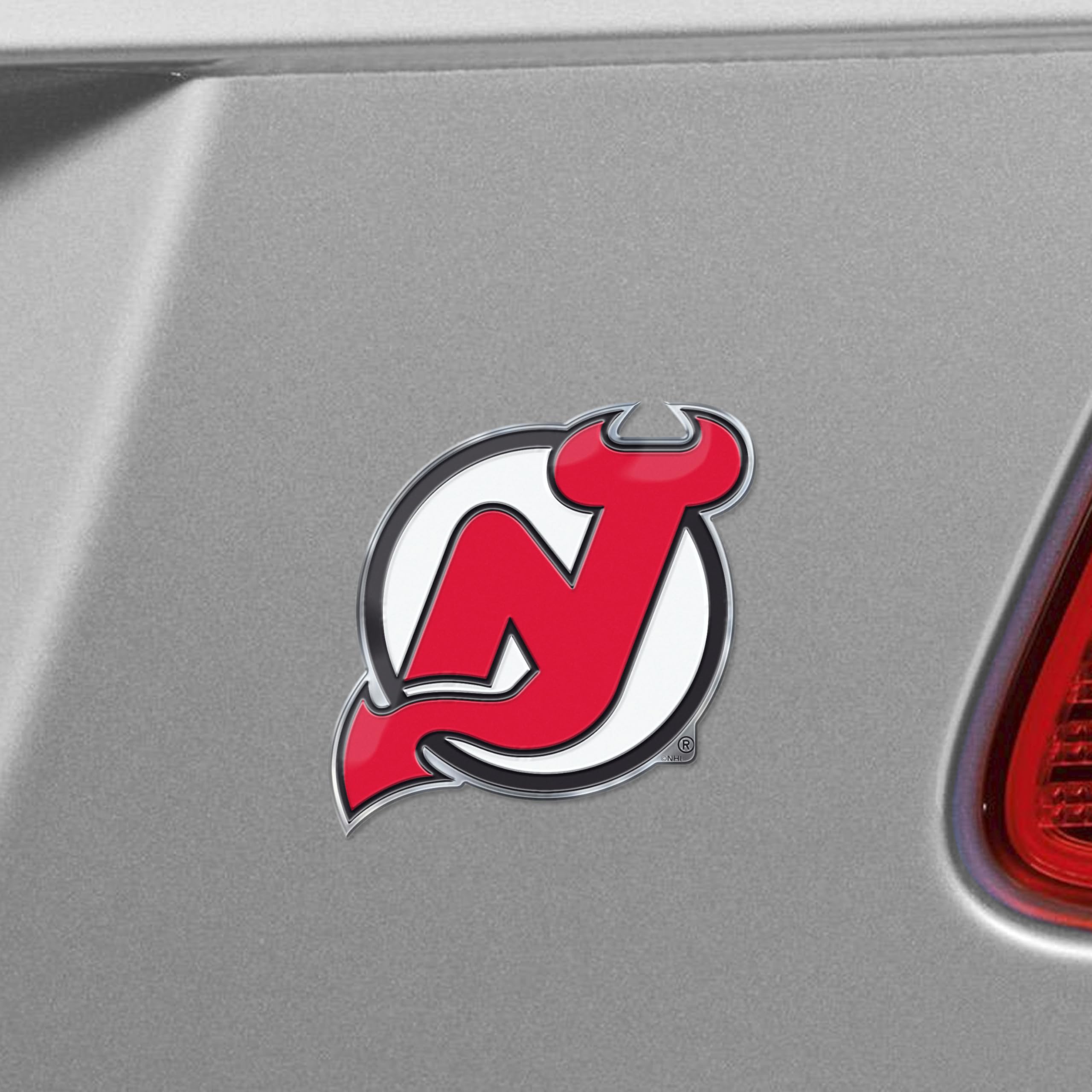 FANMATS Emblème de Voiture NHL New Jersey Devils Color - Taille Unique