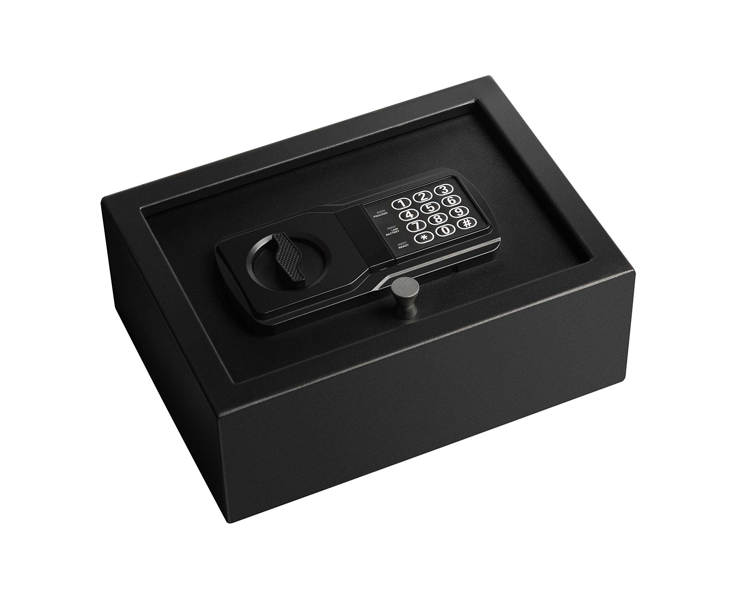 Fortress Small Drawer Safe with Electronic Lock, Black (44E10)