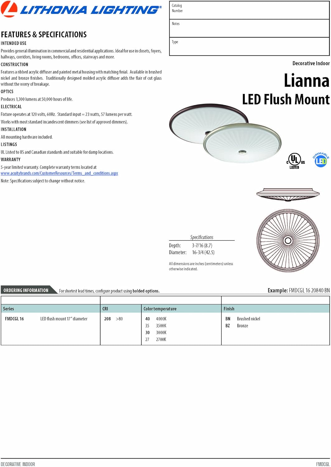 Cheap Lithonia Lighting FMDCGL 16 20830 BZ M4 17-Inch 3000K LED Cut Glass Flush Mount with Patterned Acrylic Diffuser, Bronze Limited Lithonia Lighting FMDCGL 16 20830 BZ M4 17-Inch 3000K LED Cut Glass Flush Mount with Patterned Acrylic Diffuser, Bronze