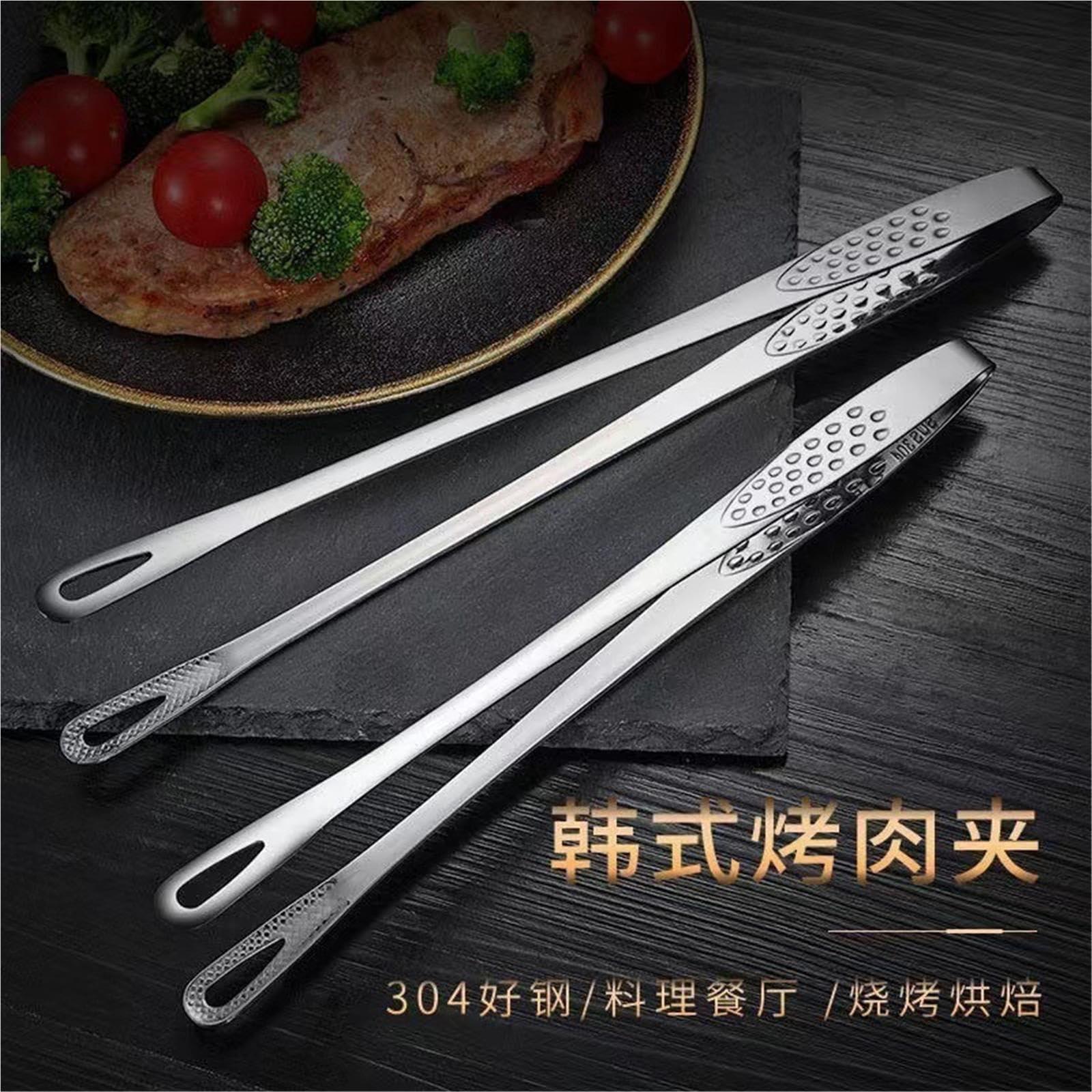 Pinces À Barbecue En Acier Inoxydable 3 Pièces Pour La Cuisine