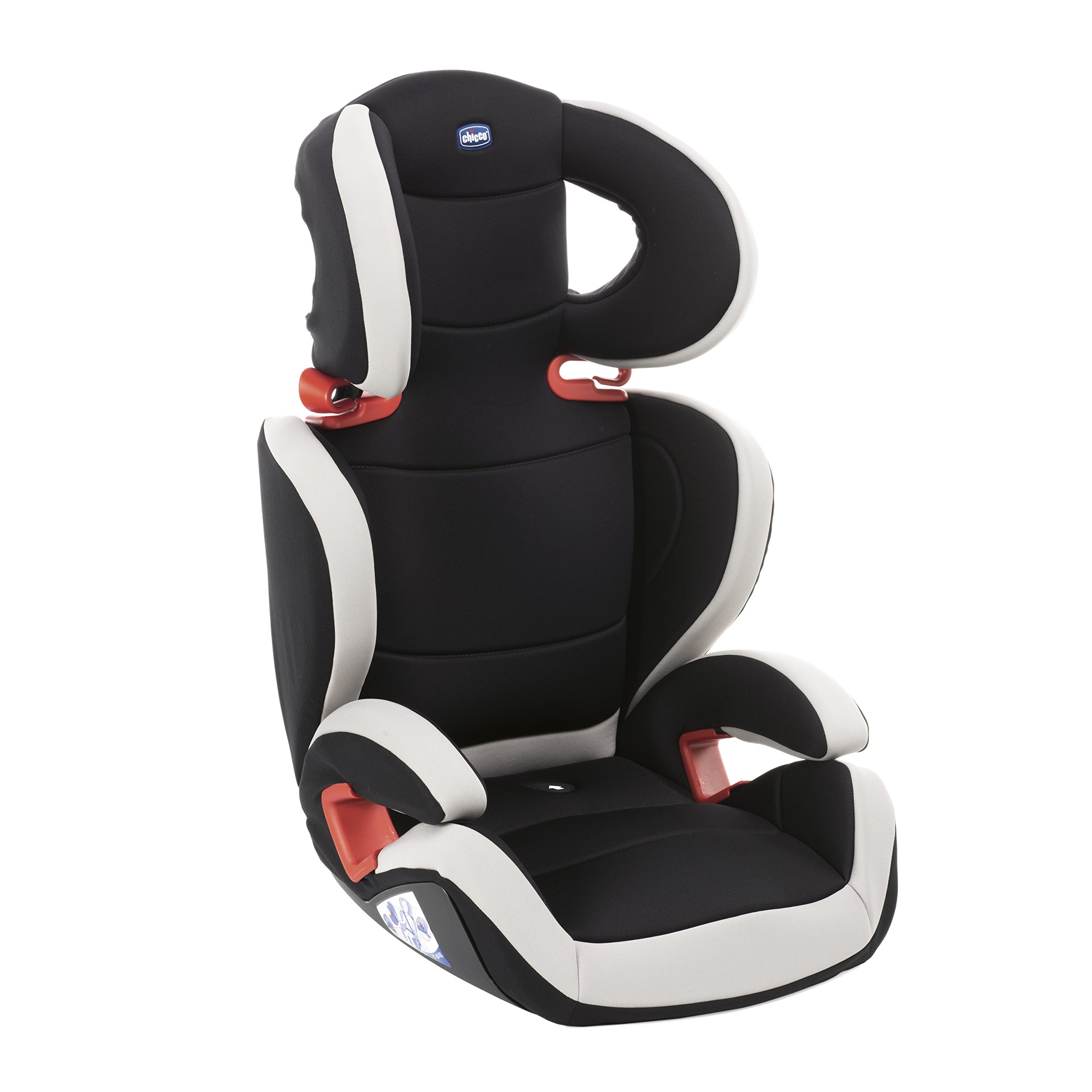 Chicco Key 23 Car Child Seat 15-36 kg, Adjustable Child Seat Group 2/3 for Children from 3-12 Years, with Adjustable Height and Width, Black Night