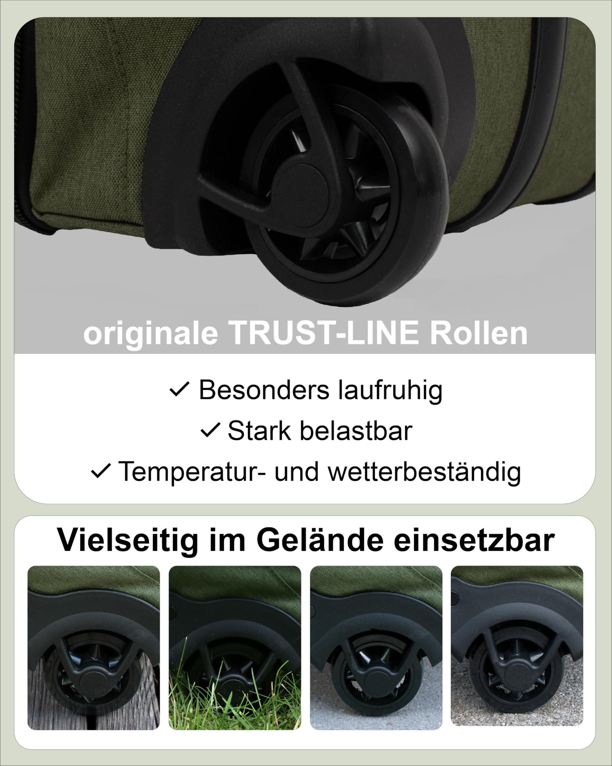 Große Reisetasche mit 2 Rollen Rollkoffer 80 cm Koffer Sporttasche Reise-Trolley