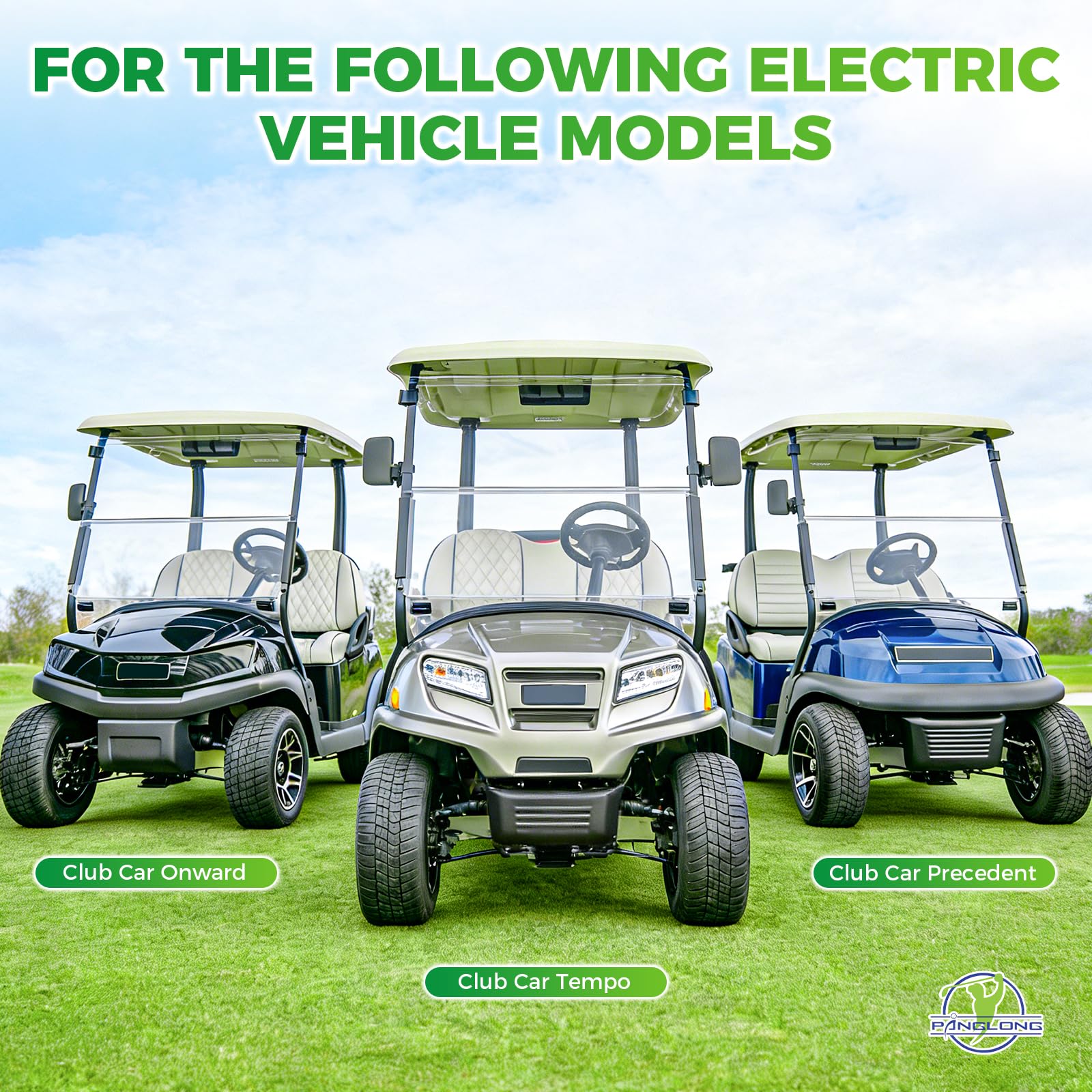 Panglong Golfwagen-Drosselklappensensor mit Gaspedal-Montage der 2. Generation, geeignet für 2010-up Club Car Precedent, Tempo und Onward Gas Golfwagen, OEM# N34-1173(G)