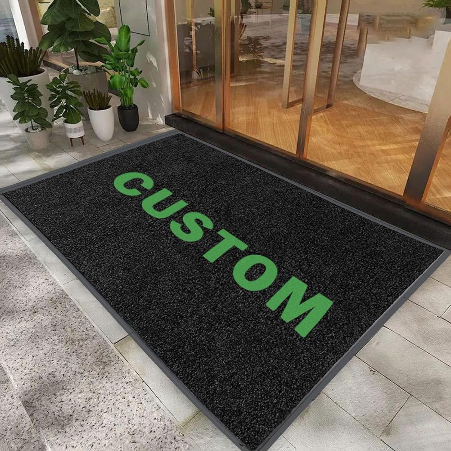 HARVEST HOUSE Ingresso Zerbino Commerciali Personalizzati con Logo | Zerbino Ingresso Esterno Interno Personalizzato, Zerbino da Esterno Interno/Esterno Lavabile
