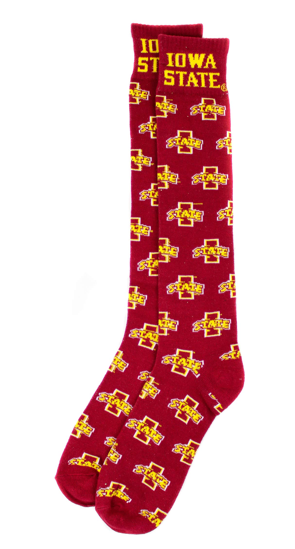 Donegal Bay NCAA Iowa State Cyclones Maroon Dress Socks