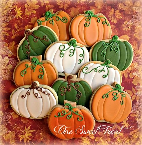 Miniatura 4 de Juego de cortadores de galletas de calabaza, 4 pulgadas, 3.22 pulgadas, 2 pulgadas, cortadores de galletas grandes para otoño, Halloween, Acción de