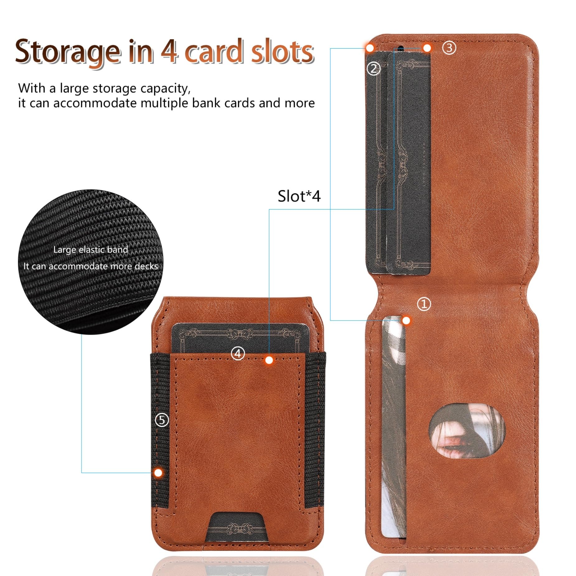 Funda para Samsung Galaxy Z Fold 6,360 Grados Antigolpes Cuero Genuino Case con Protector Vidrio Templado Integrado y magnético Soporte Monedero Carcasa para Samsung Z Fold6,Brown