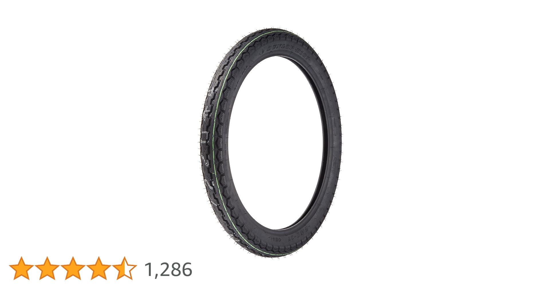 Amazon.co.jp: ダンロップ D107 2．50-17 43L (6P) WT 242419 : 車＆バイク