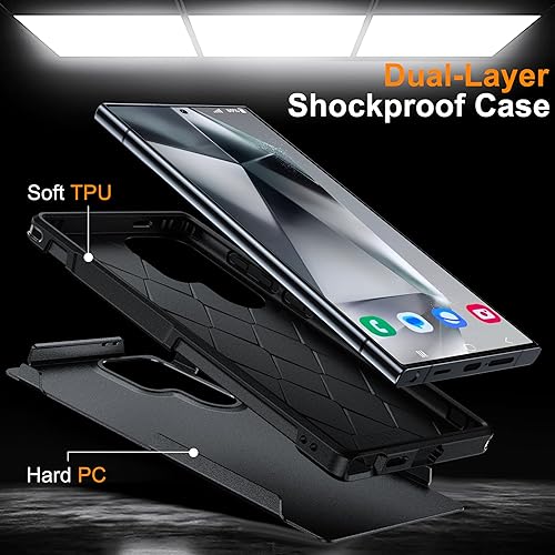 Vista 18 de Oterkin Funda para Samsung Galaxy S24 Plus, protección de grado militar de 10 pies, funda S24 Plus [a prueba de golpes] [resistente a las caídas]