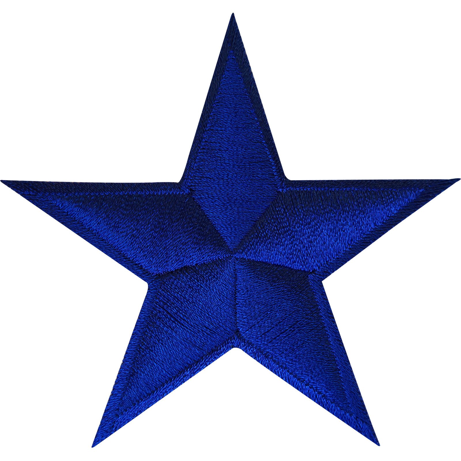 Ellu Blue Star Iron On Badge Sew On Patch Clothing Bag Crafts Embroidered Applique