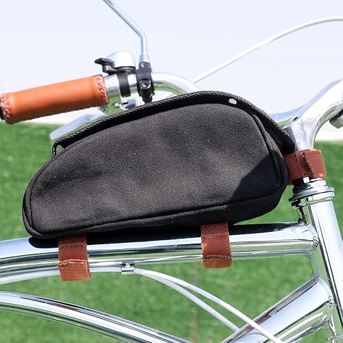 Miniatura 8 de TOURBON Bolsa De Bicicleta Resistente Al Agua Soporte Para Teléfono Celular Bolsa De Manillar De Bicicleta Ciclismo Superior Tubo Marco Con Ventana