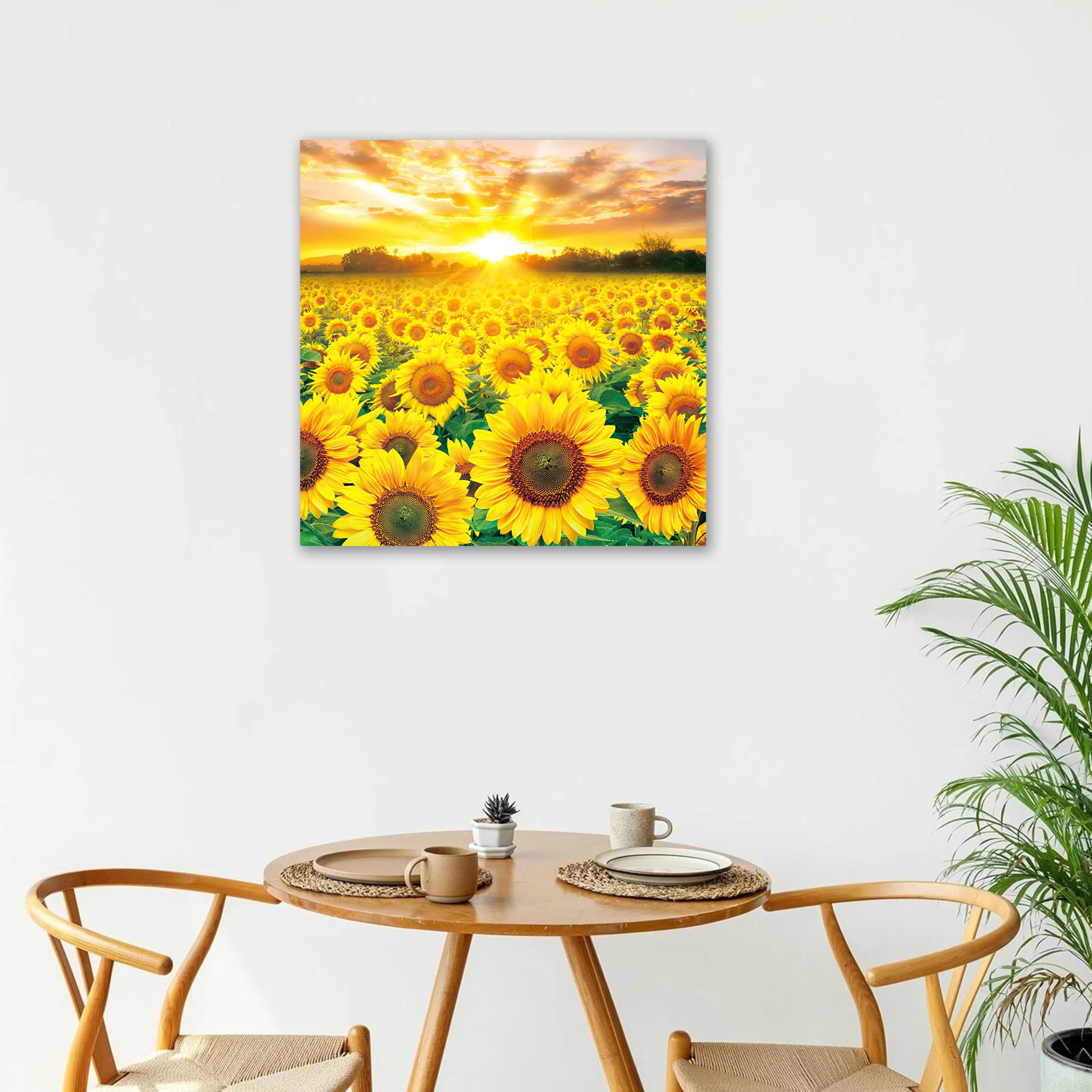 純手描きの油絵 ひまわり 廊下壁画 玄関飾り 応接間掛画42 純手描きの油絵 ひまわり 廊下壁画 玄関飾り 応接間掛画42