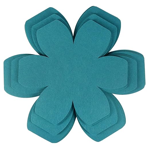 BYKITCHEN Pot and Pan Protectors, Set of 12 and 3 Different Sizes, Larger & Thicker Felt Pan Protector Pads, Cyan Pot Separators Protectors for Stacking and Protecting Your Cookware