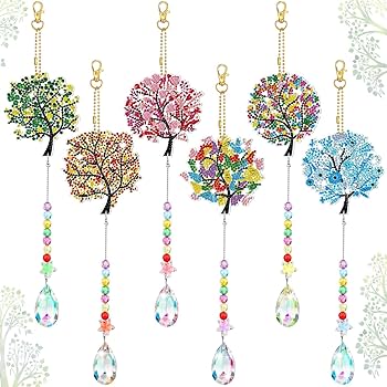 Amazon.co.jp: Burbell 6個 生命の樹 ダイヤモンドアート サン