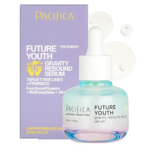 Pacifica Beauty, Future Youth Gravity Rebound Serum, Complejo Multipeptídico, Ligero, Mejora las Líneas Finas, Anti-Envejecimiento, Reafirmante,