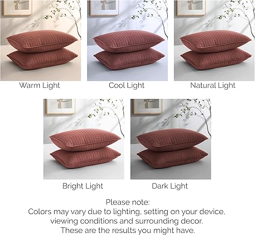 Vista 87 de Fundas Southshore Fine Linens Vilano Springs, para almohada, acolchadas, Microfibra, Pizarra, 20" x 36" 01 - Blanco brillante